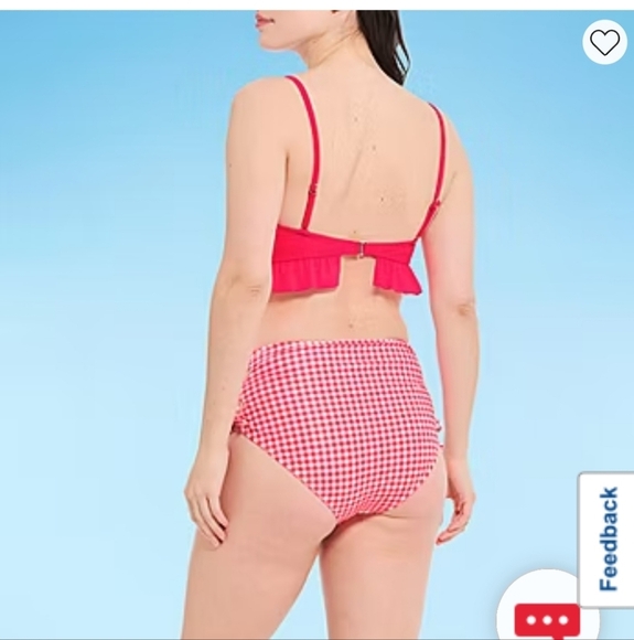 NWT Decree Ruffle Bralette Bikini Top - Picture 7 of 7